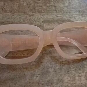 kids Pink daisy play glasses with white daisies with yellow centers